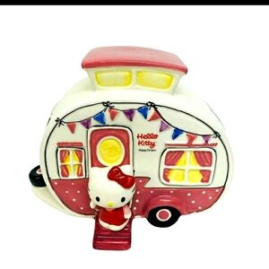 Blue Sky Clayworks Hello Kitty Happy Pink Camper Figurine